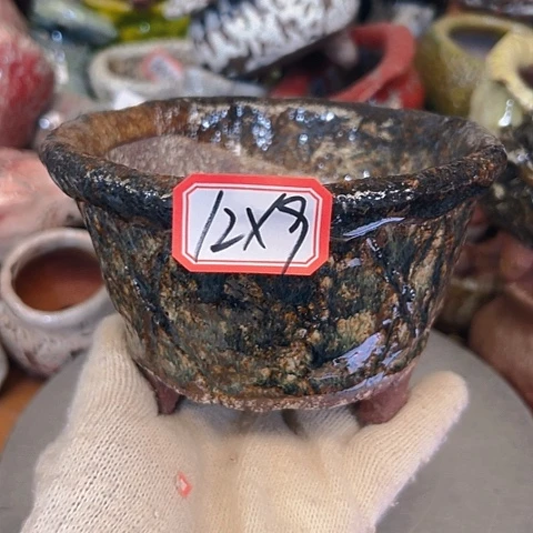 粗陶花盆手工花盆制作就这样
