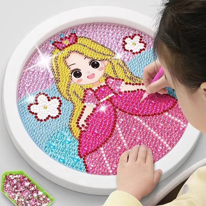 2025新款儿童钻石贴画手工DIY粘钻孩子专注力玩具