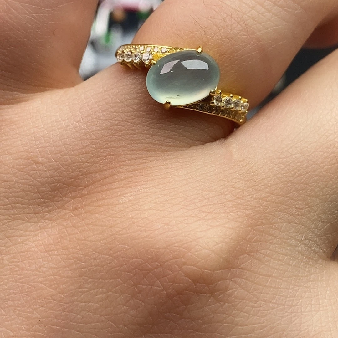 翡翠未镶嵌戒指翡翠