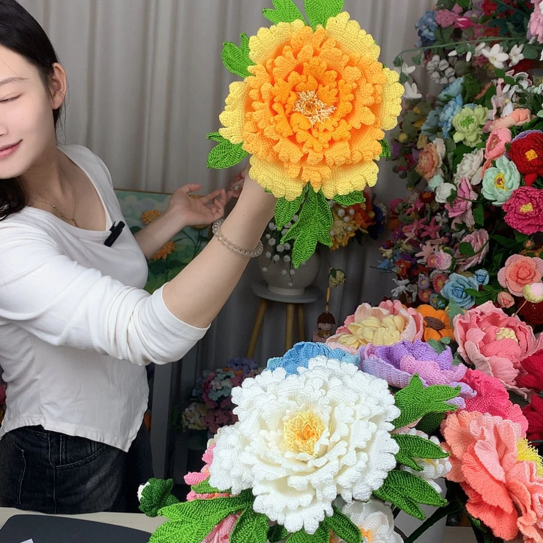绣线大芍药黄色1支