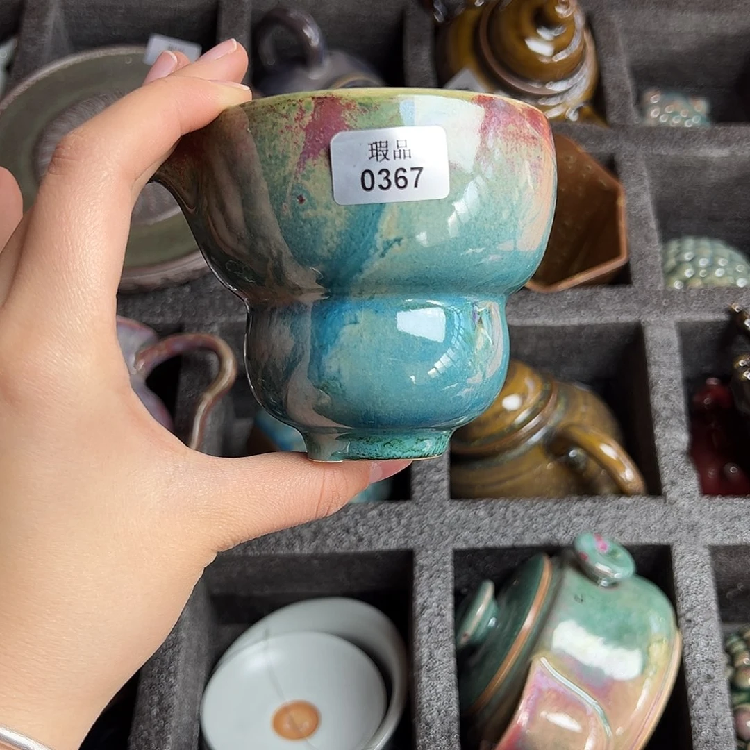 陶摆件窑口自销原矿钧瓷