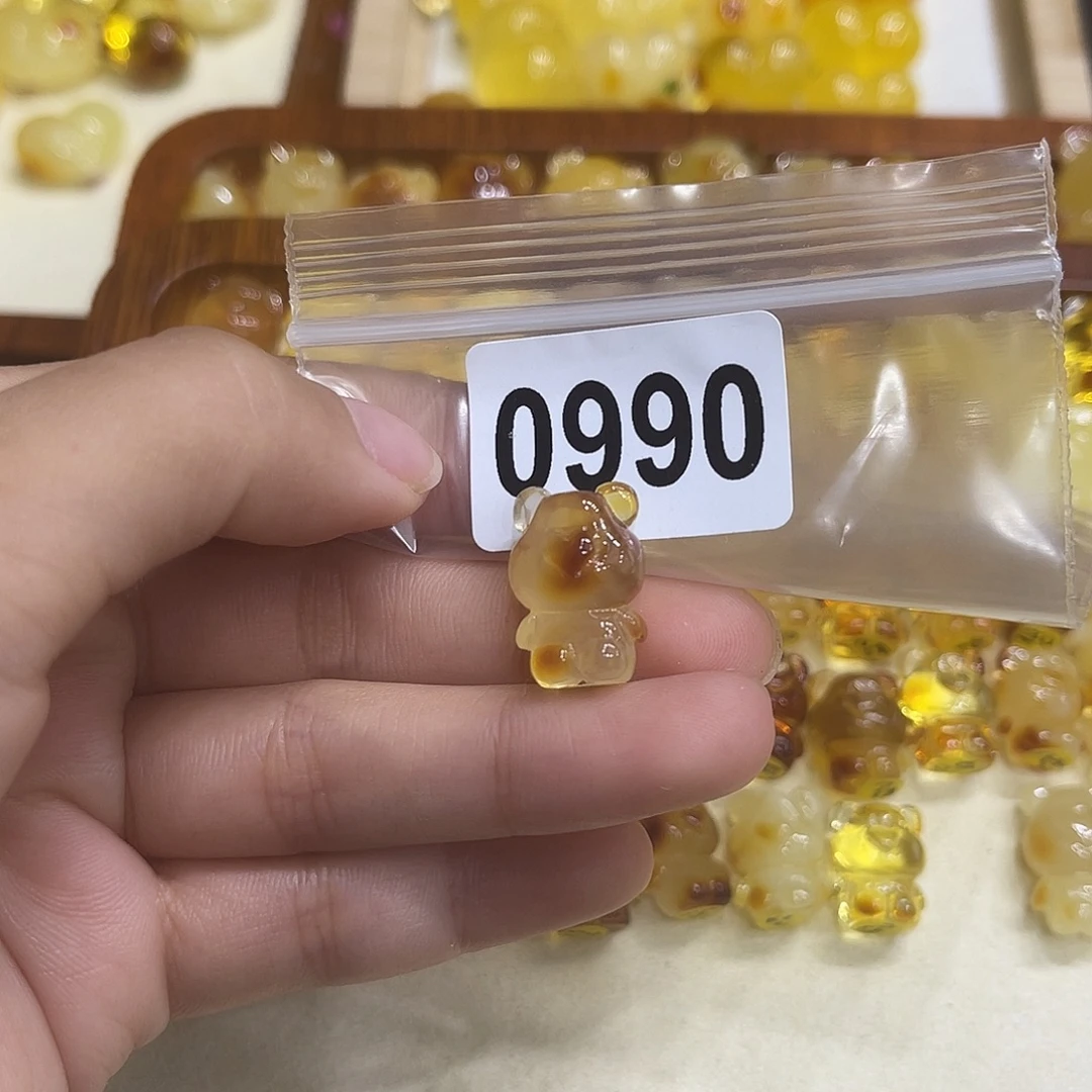 琥珀未镶嵌珠宝奇石