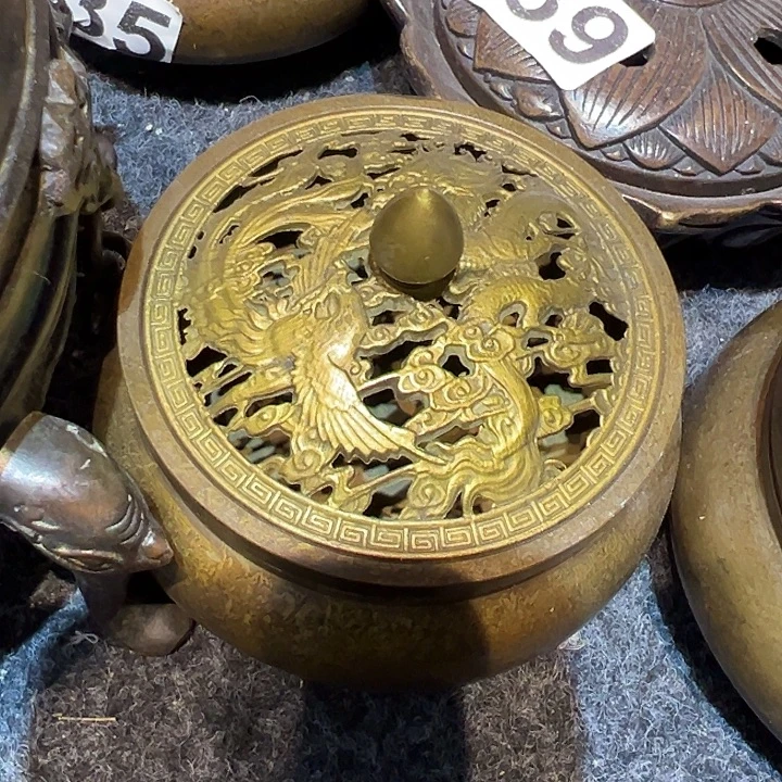 黄铜摆件，文房摆件