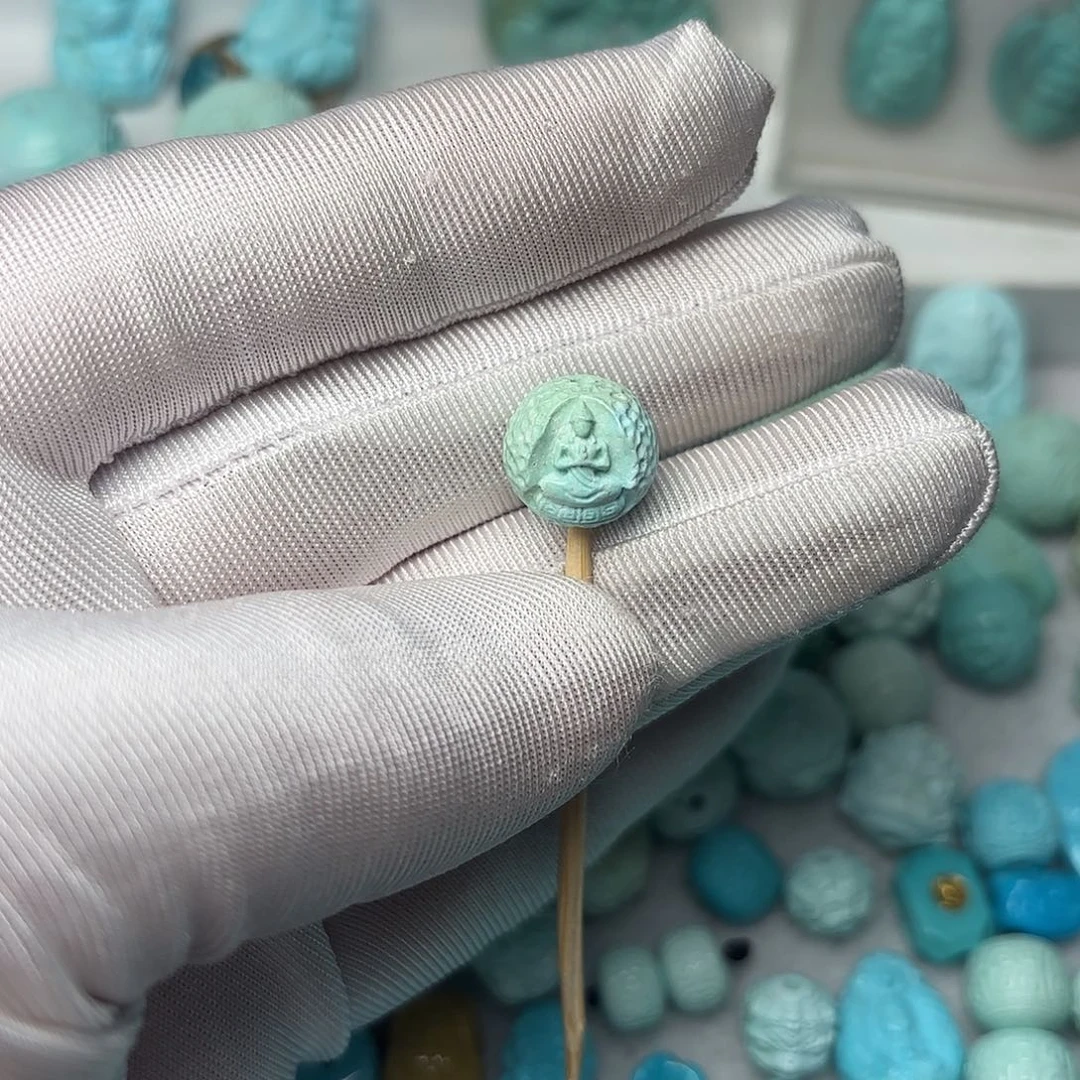 绿松石珠宝半成品未镶嵌