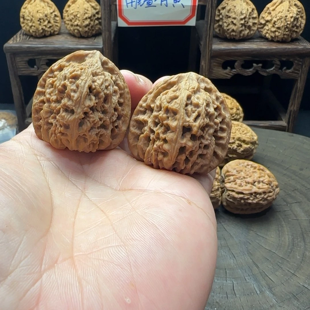 吊坠文玩核桃40高三角