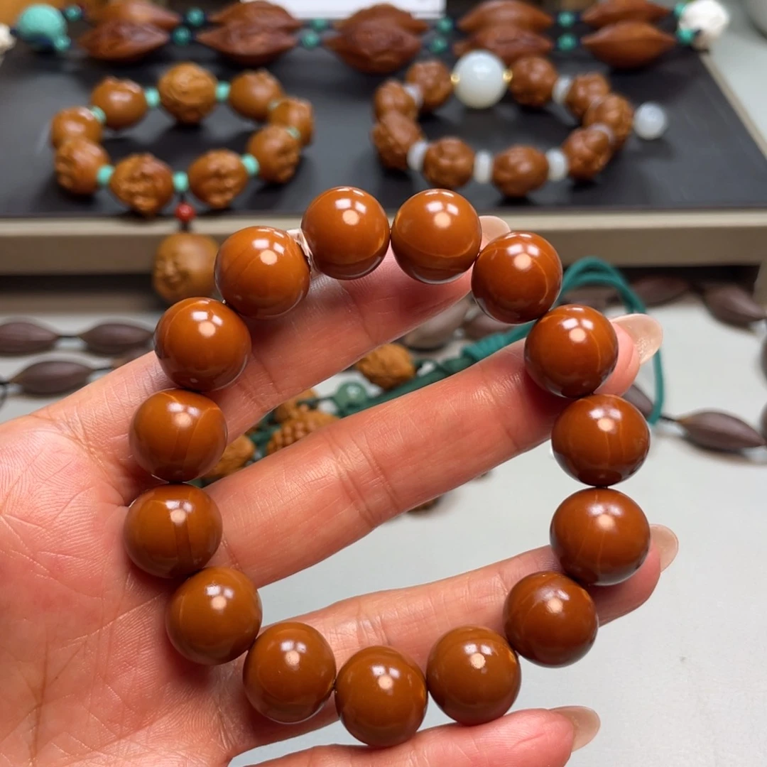 吊坠橄榄核铁核光珠