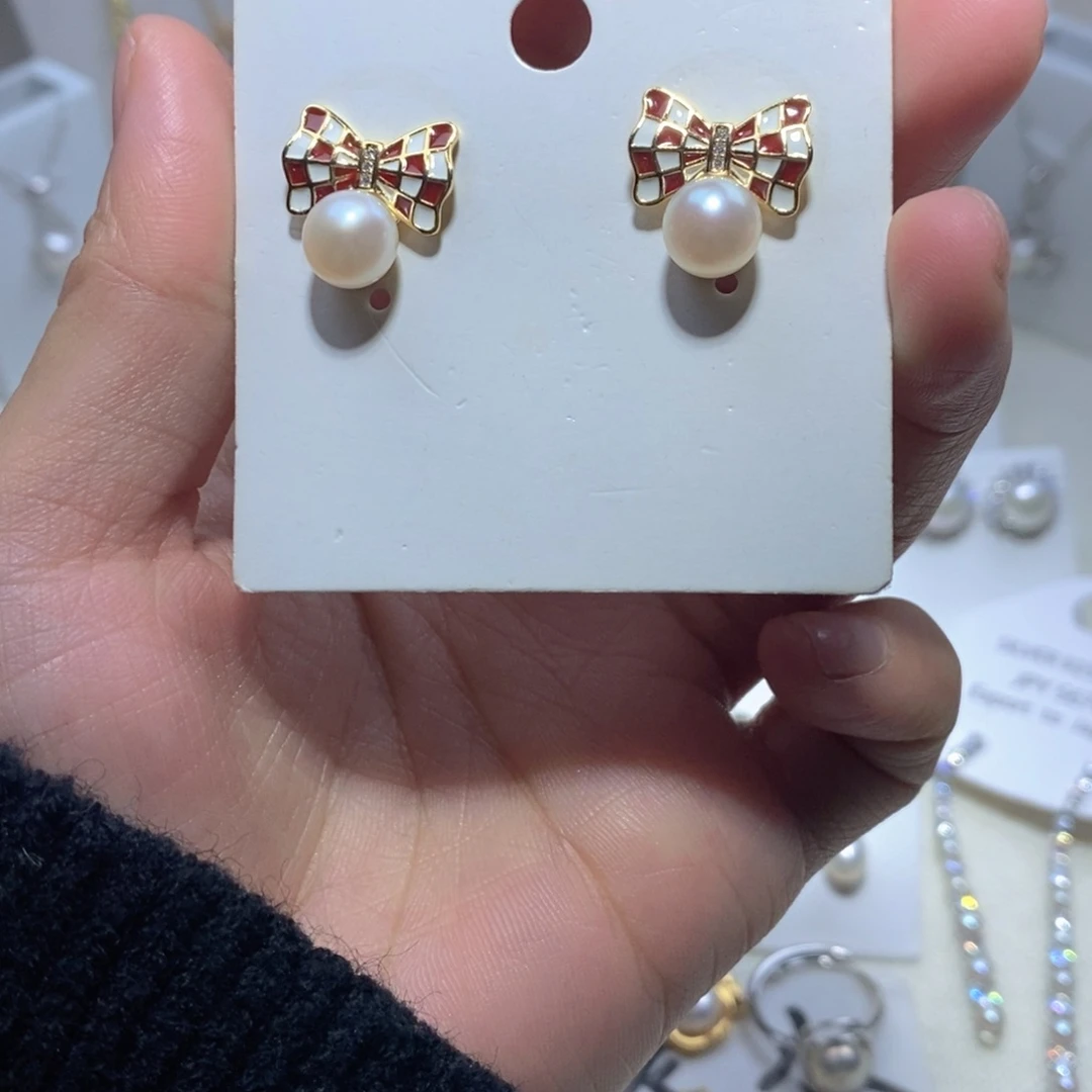 耳饰未镶嵌淡水珍珠