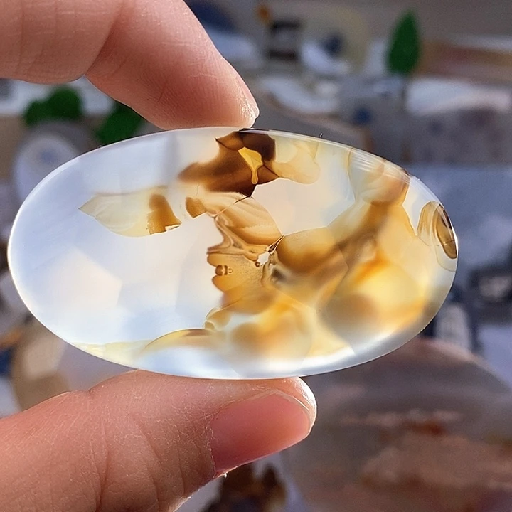 玛瑙/玉髓颈饰足银镀金镶嵌