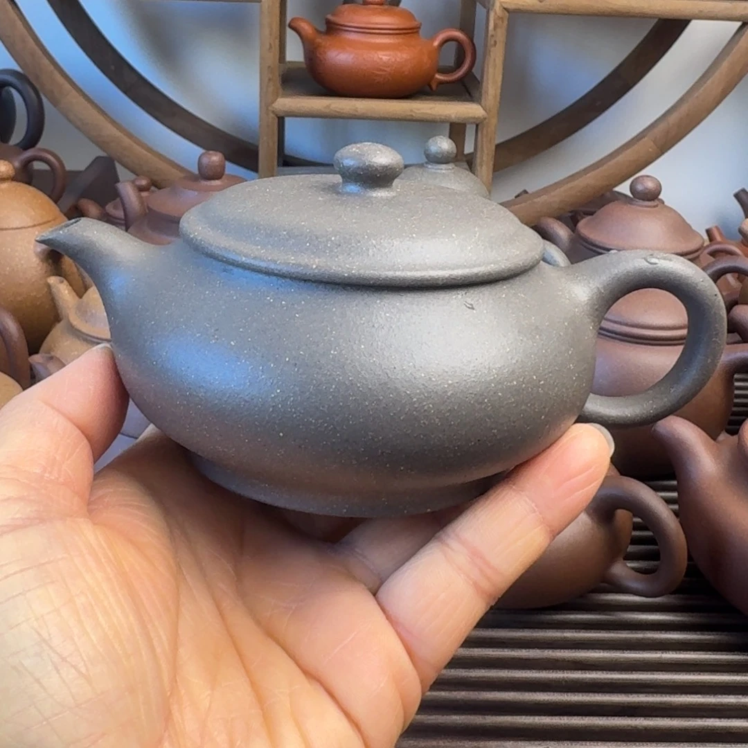 茶壶紫砂200cc明炉青段泥