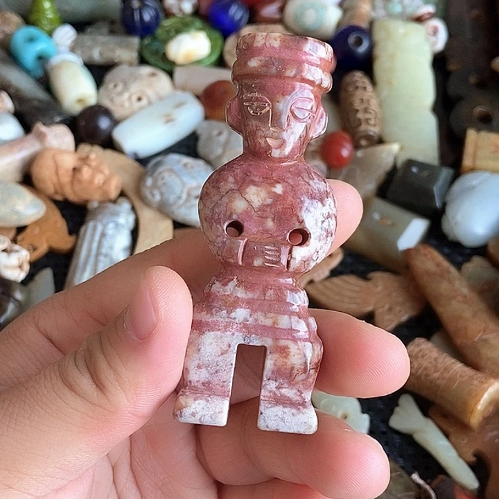 和田玉未镶嵌颈饰74