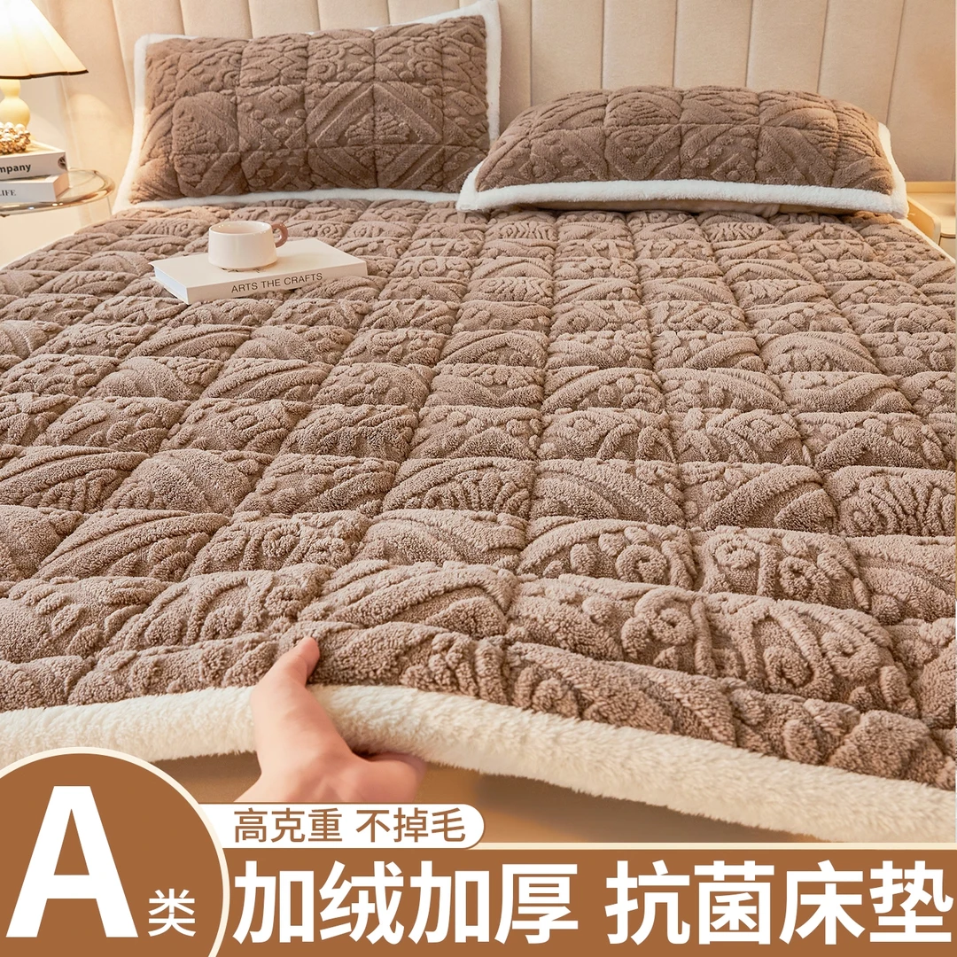 塔芙绒床垫学生宿舍软垫秋冬床护垫床褥保暖加厚榻榻米单人双面绒