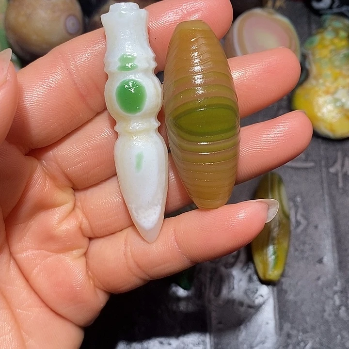 1***7玛瑙/玉髓合金颈饰