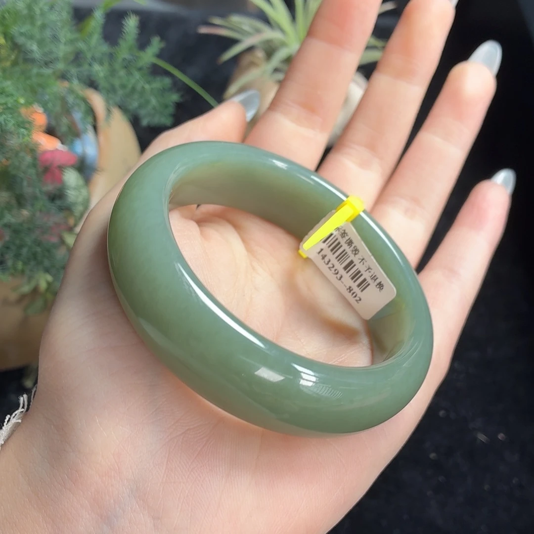 和田玉未镶嵌手镯5758