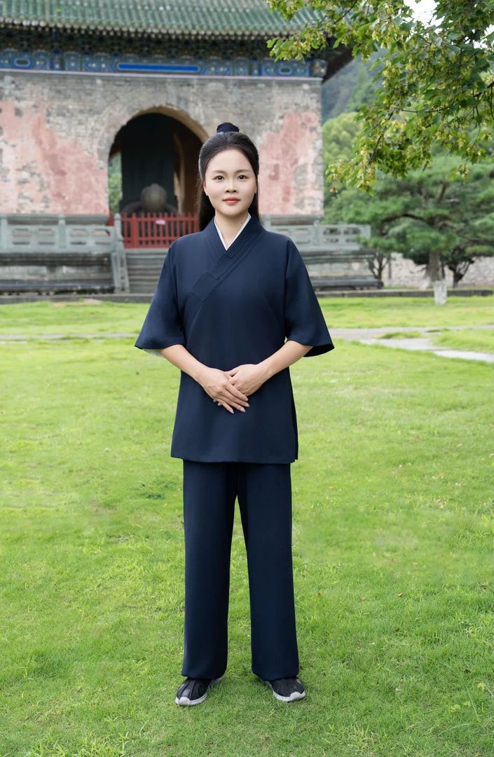 武当山太极服道衣夏季薄款男女同款禅衣练功衣轻盈国风服饰