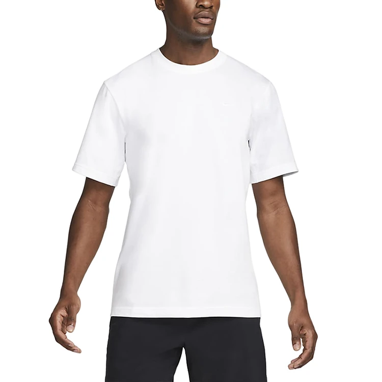 NIKE(耐克)男子训练系列男子白色短袖针织衫T恤DV9832100