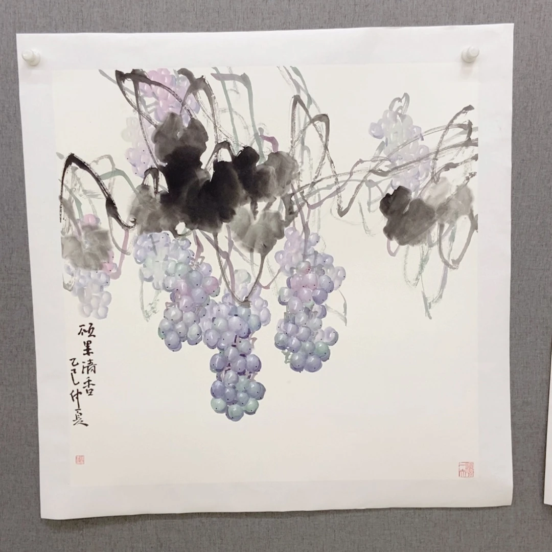 国画手绘手写作品109