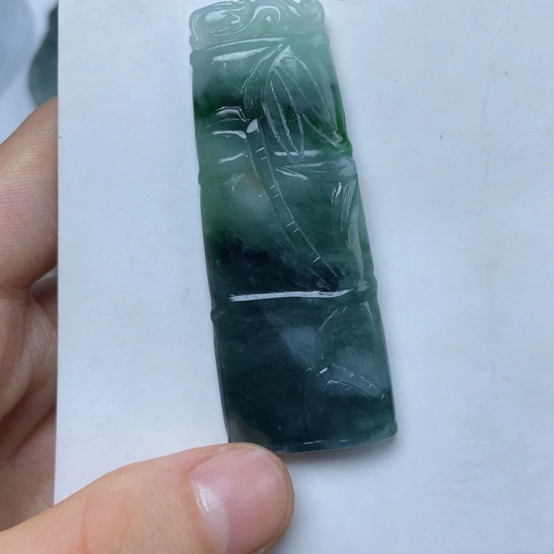 未镶嵌定制翡翠竹节