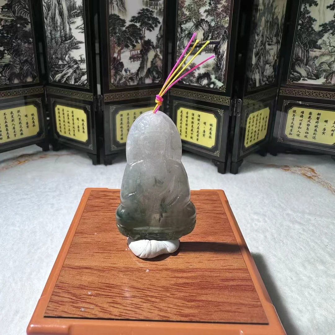 4196-天然翡翠-飘色素衣