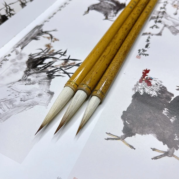 [狼勾]兼毫长锋毛笔专业行草书专用行书草书国画精品工笔勾线