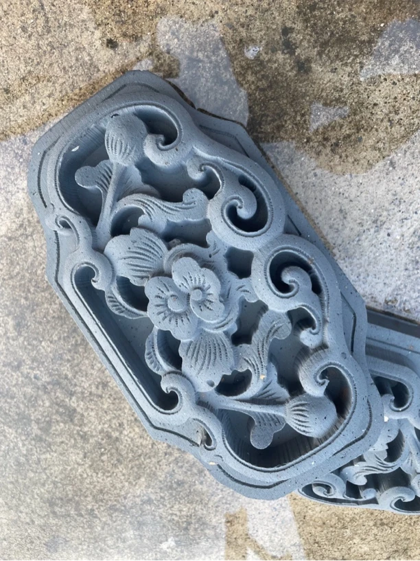 徽派中式四合院砖雕 砖雕元宝砖雕门楼构件配件影壁背景墙装饰