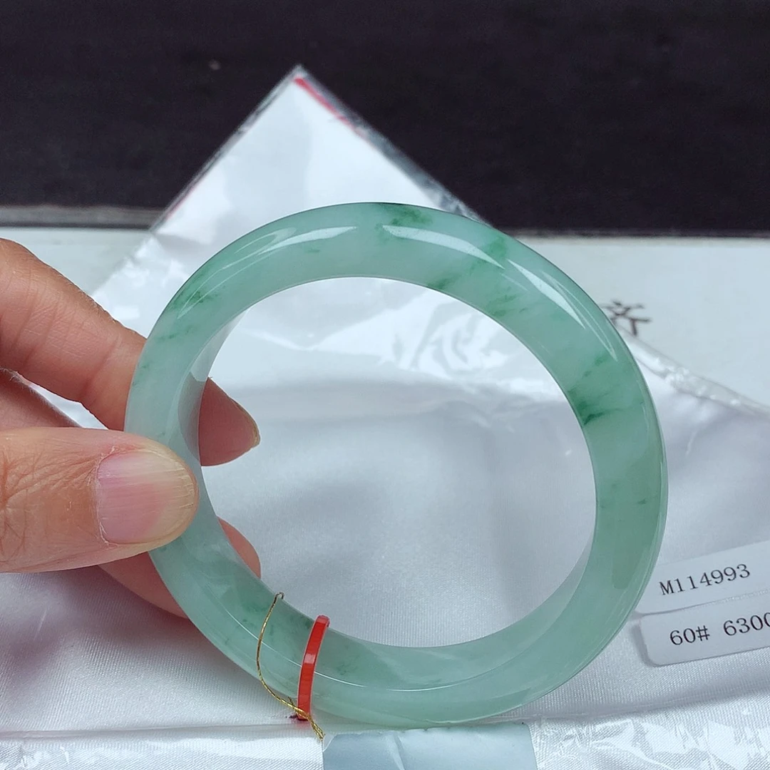 未镶嵌手镯翡翠60圈4993