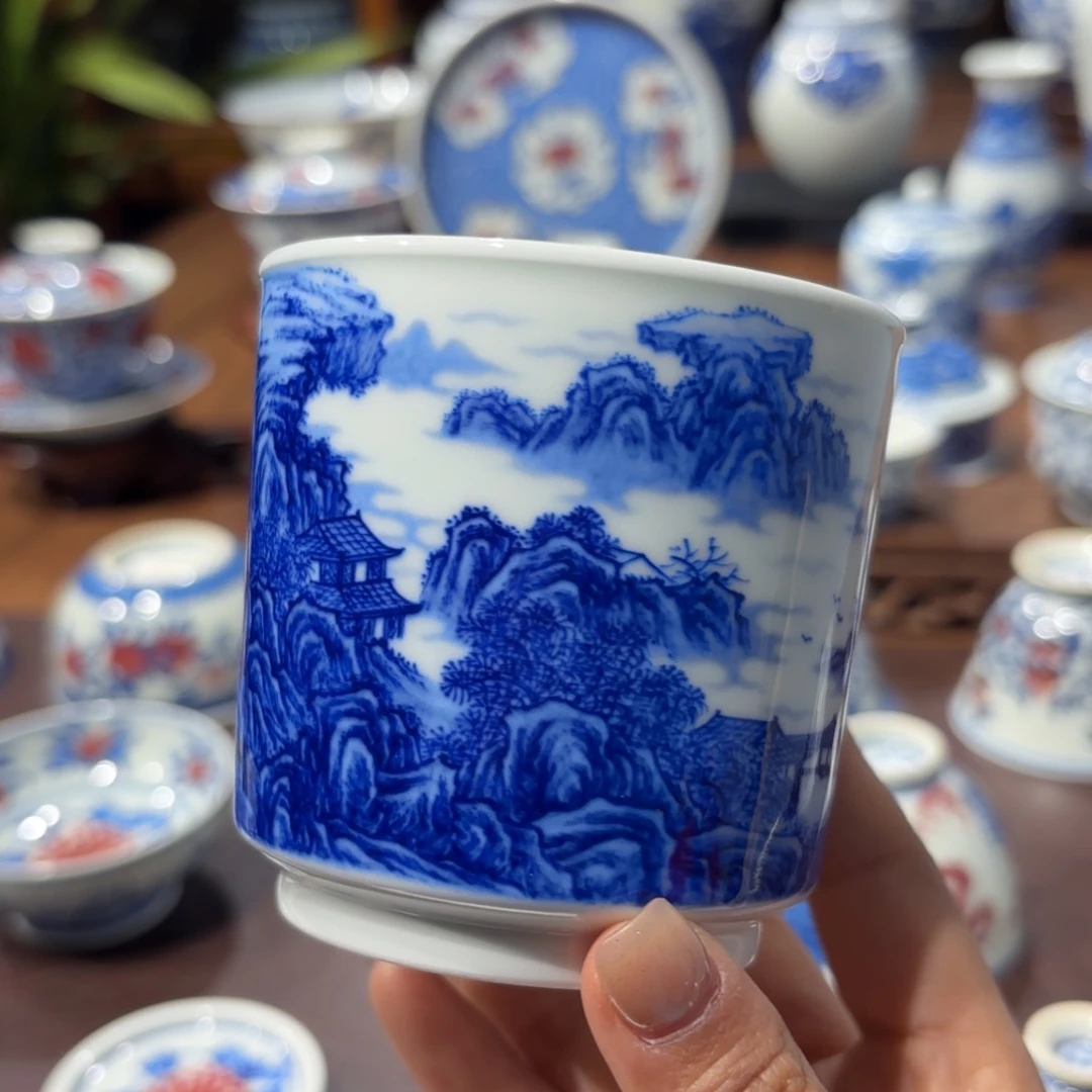 柴 山水直筒杯…………………………