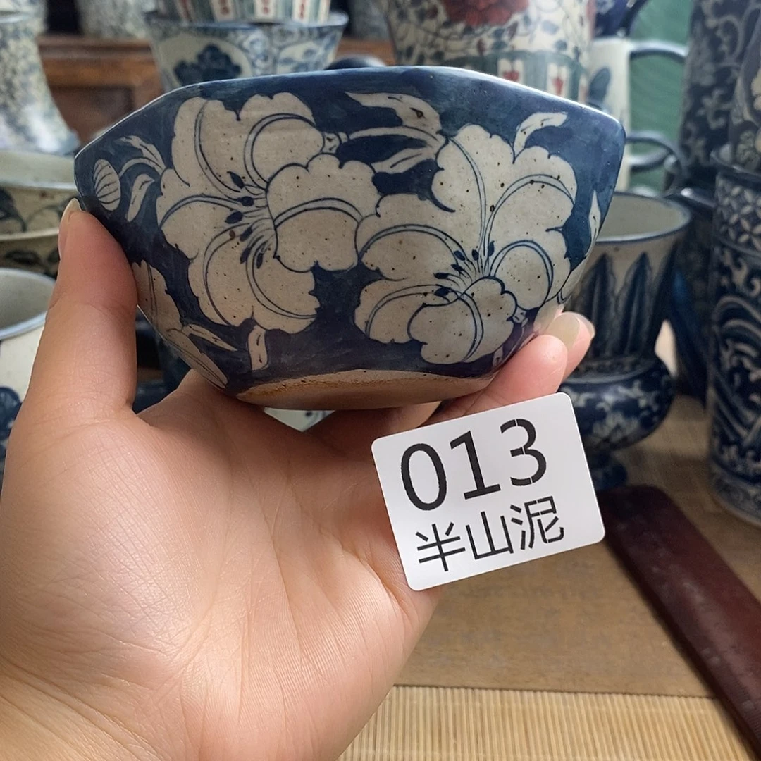 手工手绘青花高温陶瓷