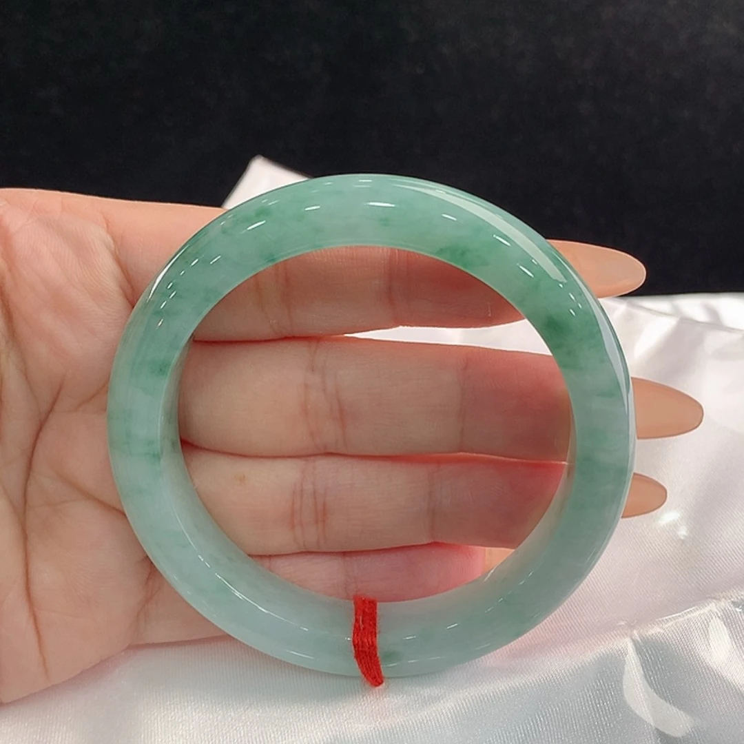 【闪购商品】翡翠手镯未镶嵌56.8，56/57
