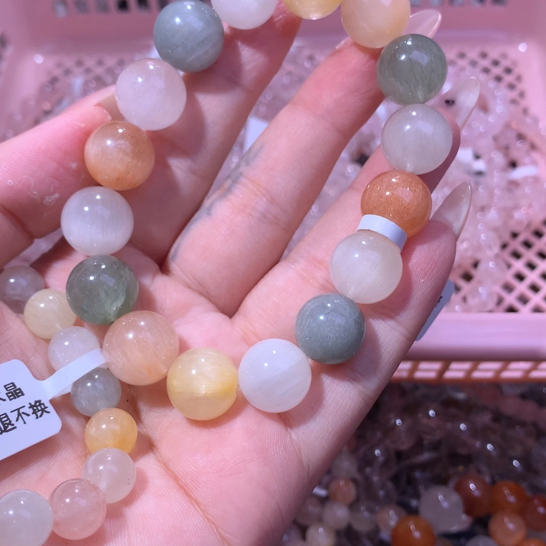 林***晶未镶嵌手串水晶兔毛