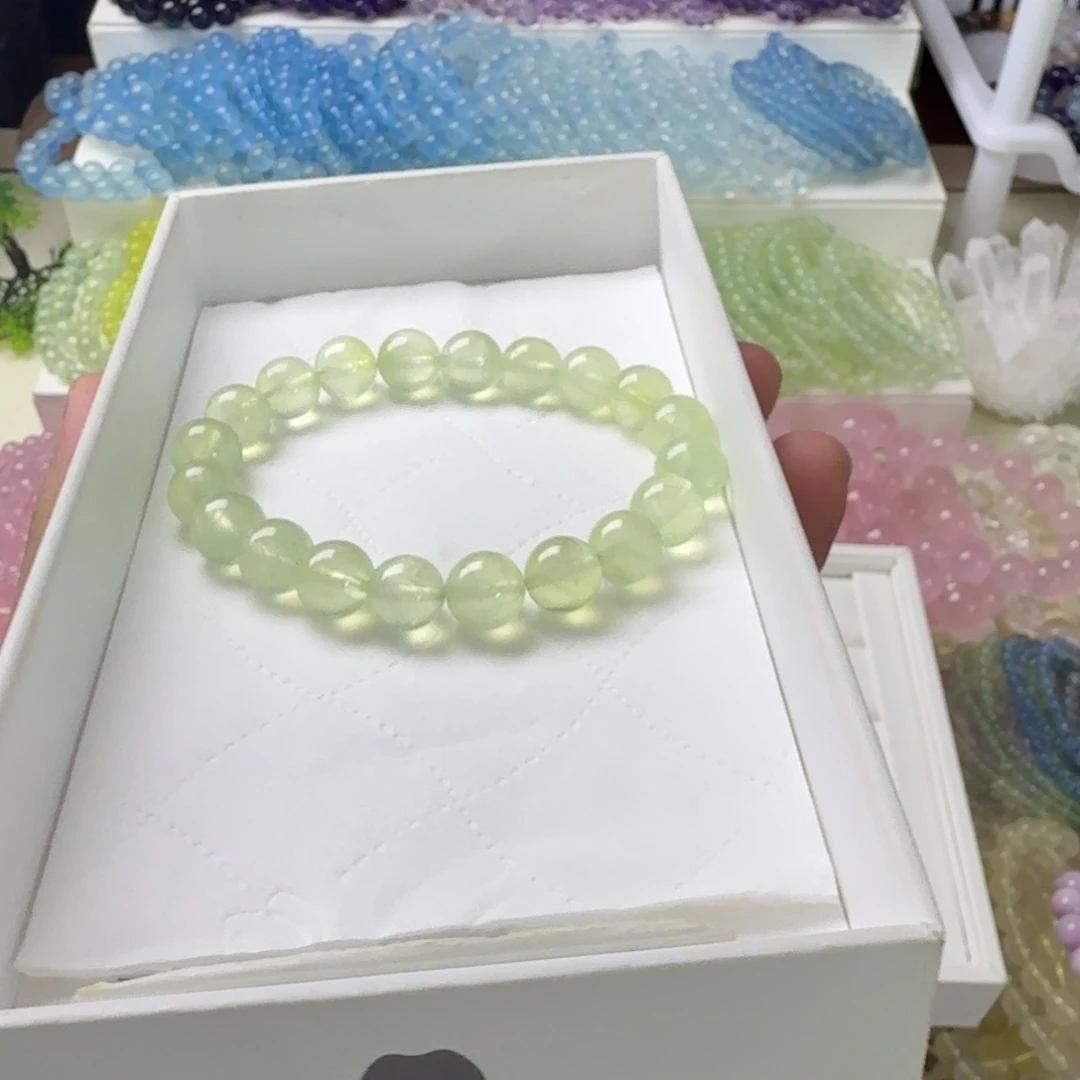 一***枝手链未镶嵌水晶葡萄石10咪拍十次合一单 不带证书