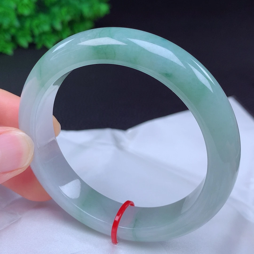 翡翠未镶嵌手镯57圈436007