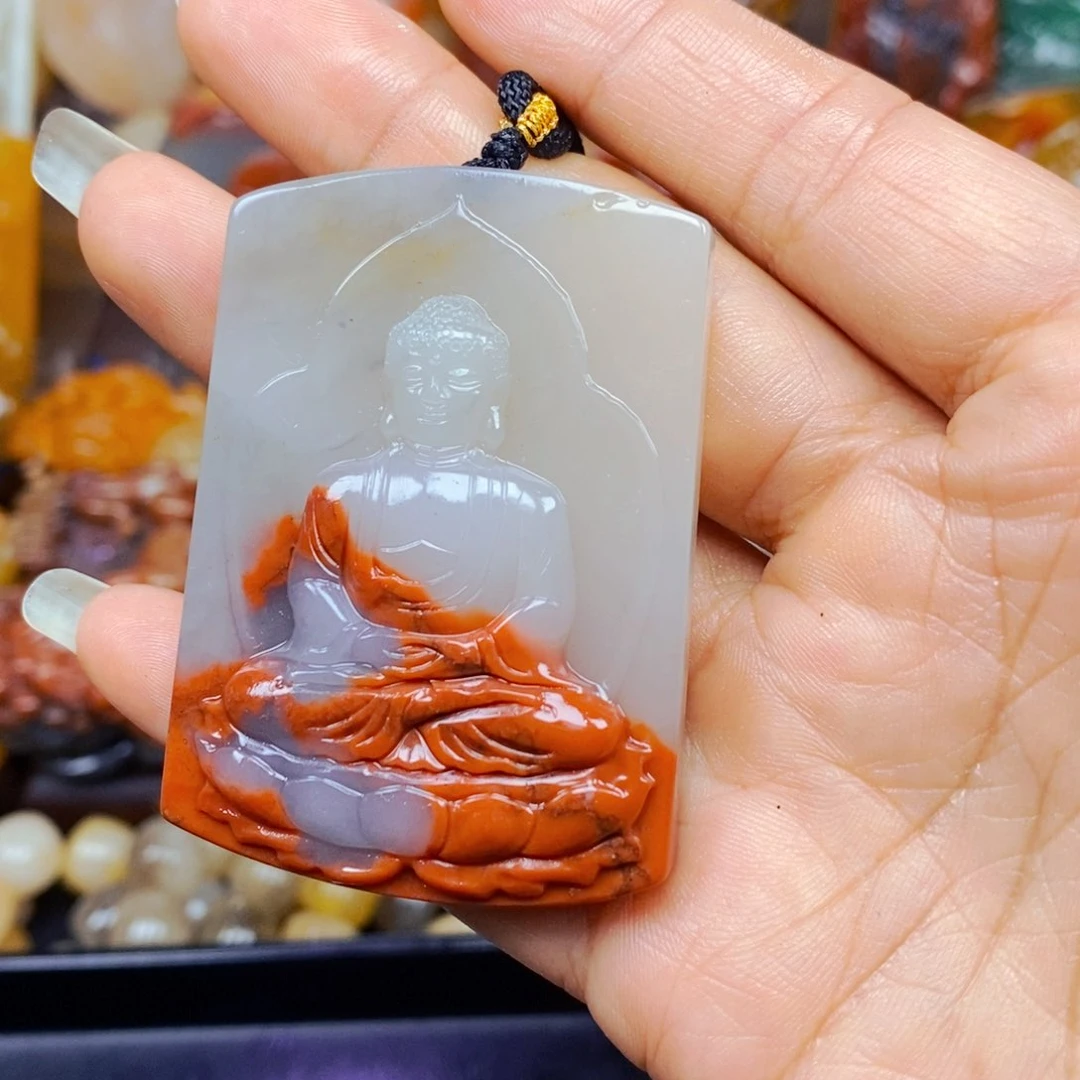 石英质玉（黄龙玉）未镶嵌项链