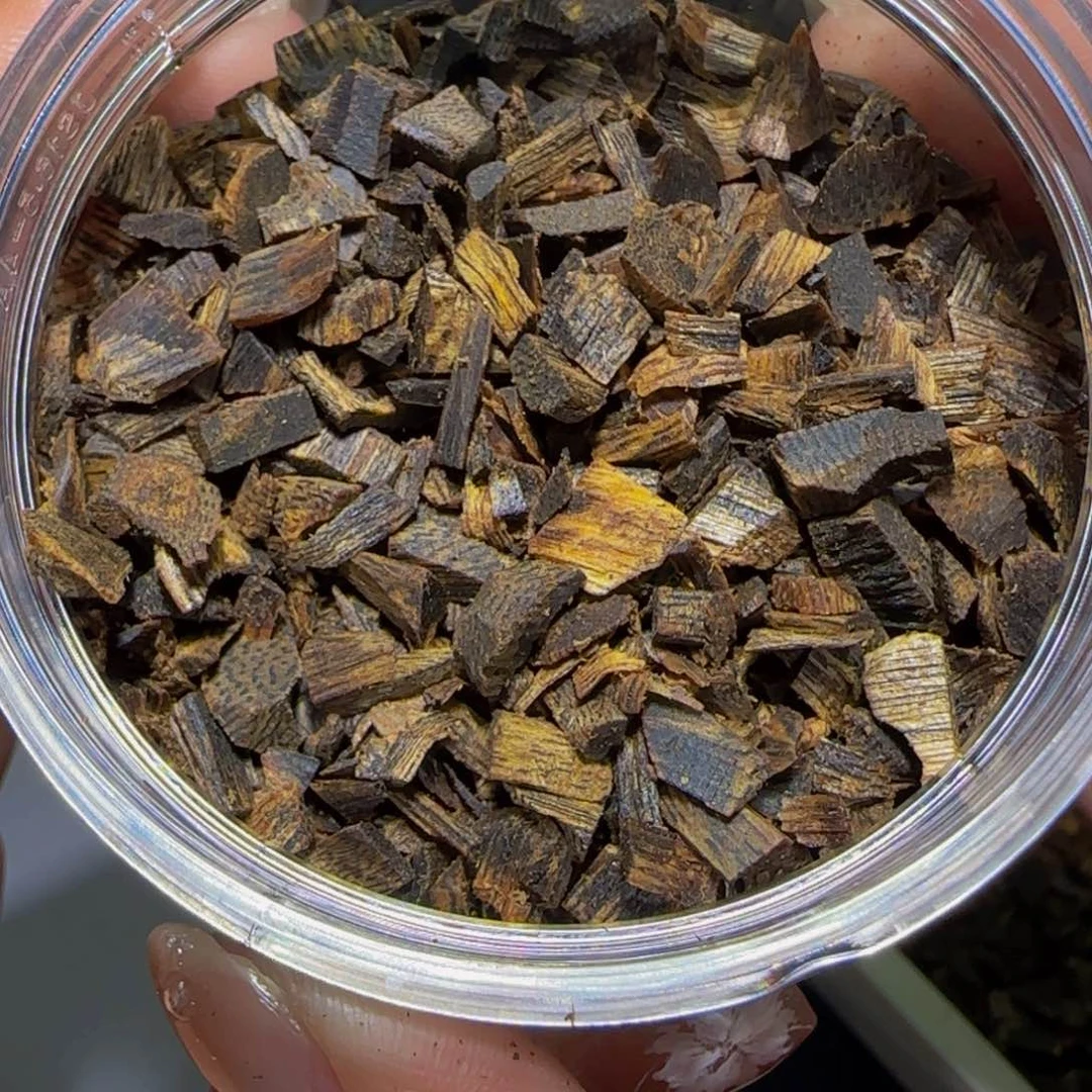 手把件沉香钓****钓沉香奇楠沉水紫棋碎料50克