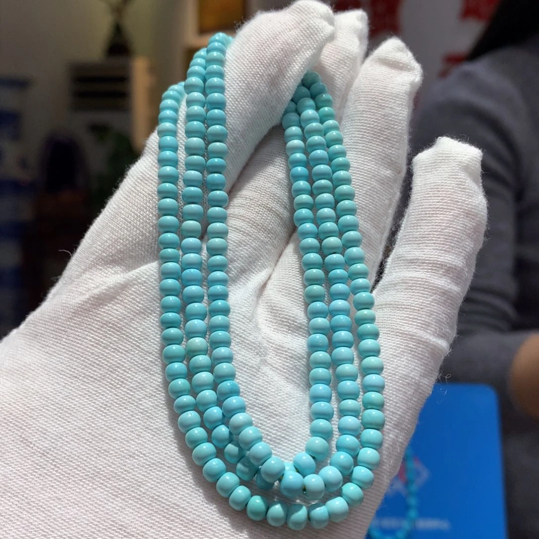 未镶嵌绿松石长链