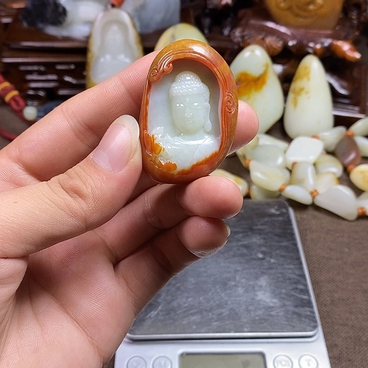 和田玉未镶嵌挂件