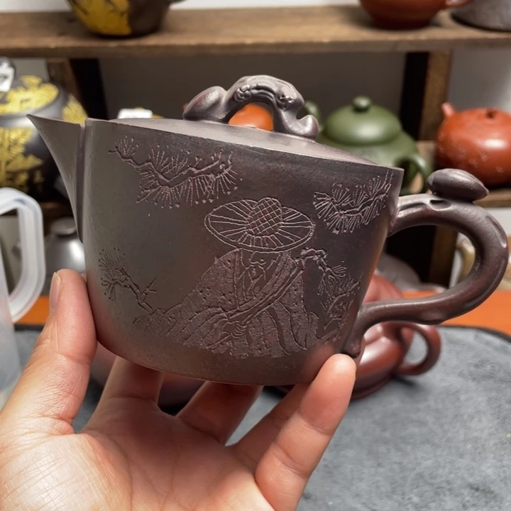 茶壶紫砂紫砂微瑕