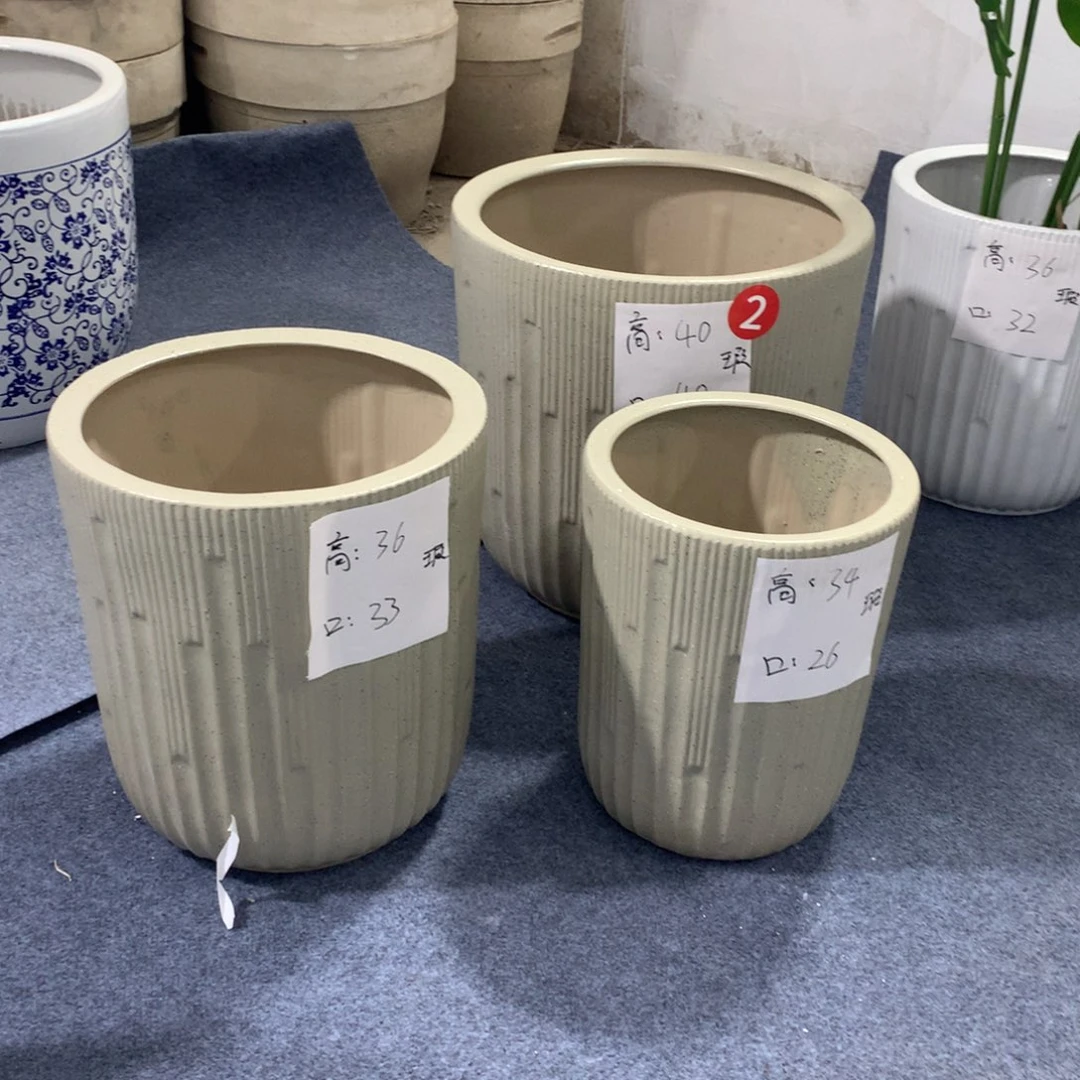 高温陶瓷花盆微瑕