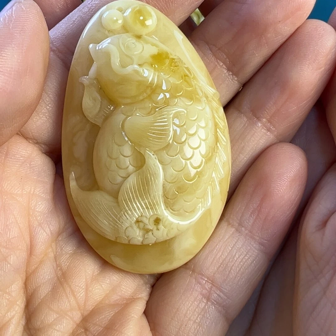 蜜蜡吊坠(不含链)未镶嵌微*