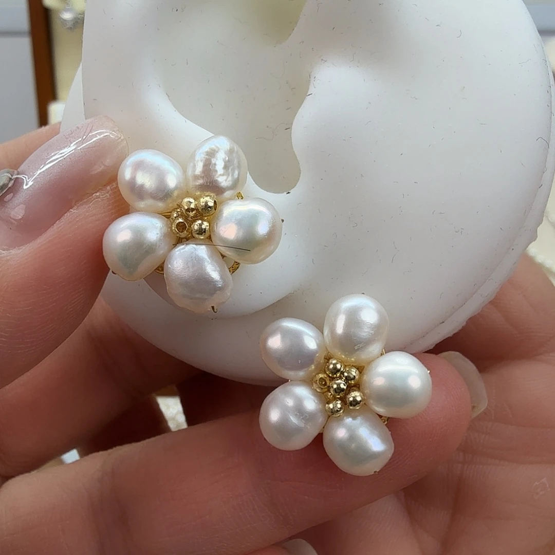 耳饰淡水珍珠未镶嵌