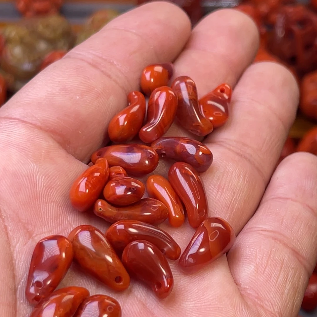 南红玛瑙未镶嵌川料精工卡子多样性发货其中一件