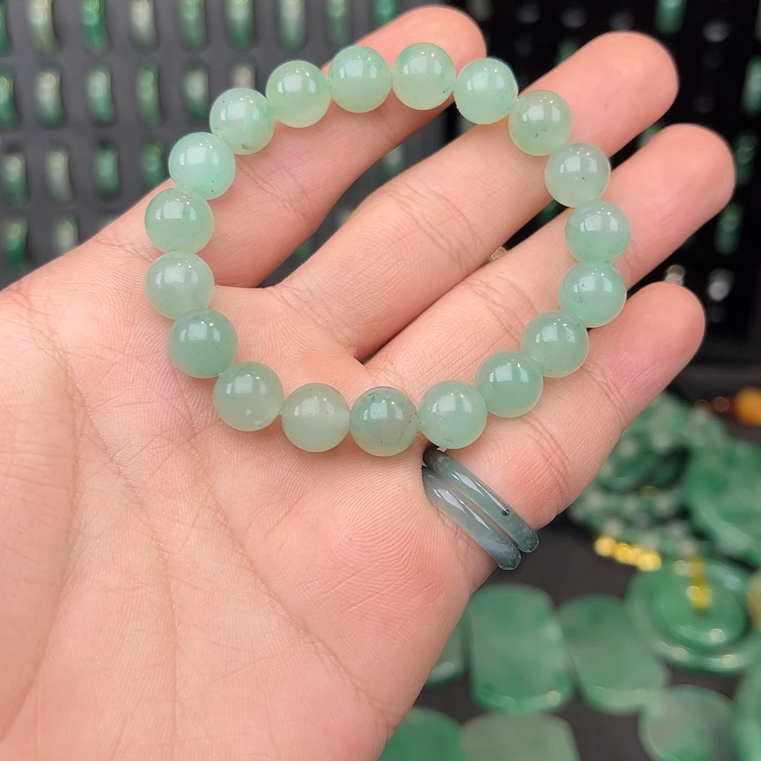 石英质玉（非洲翠）未镶嵌天然非洲翠一物一拍天然玉石