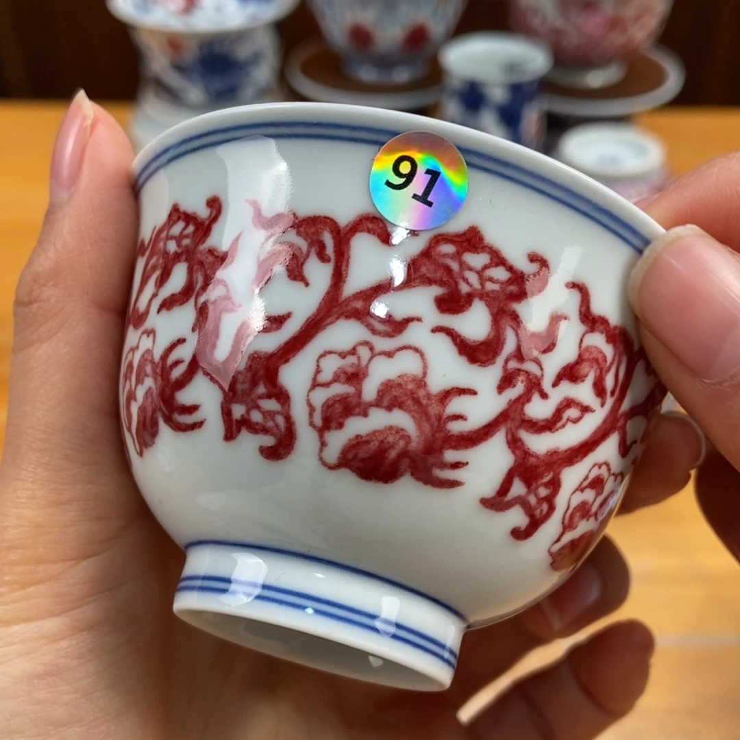 手绘现代茶具非古董