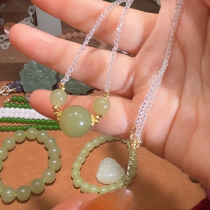 颈饰未镶嵌和田玉