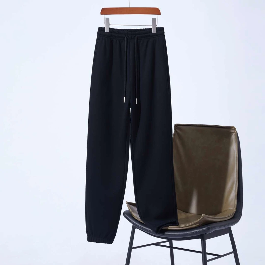 冬季经典时尚抽绳休闲男女同款束脚裤3333