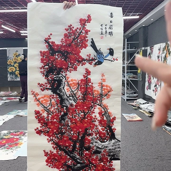 国画无毛和被毛的边缘具