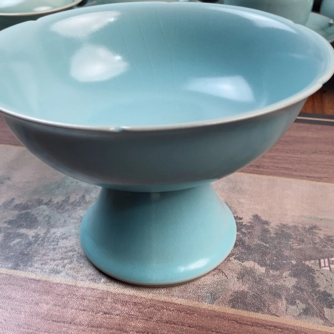 摆件原产地原矿汝瓷～茶器