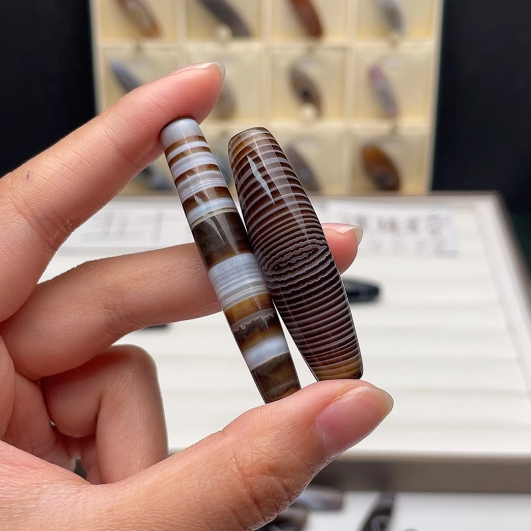 玛瑙/玉髓未镶嵌珠宝半成品棒*呆