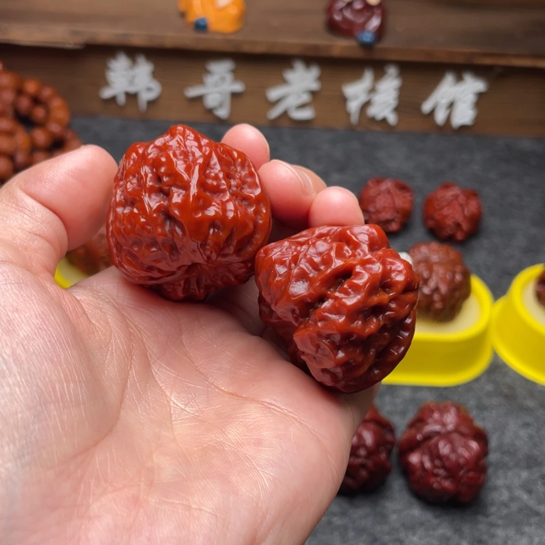 吊坠文玩核桃文玩核桃 手把件 蛤蟆头 37