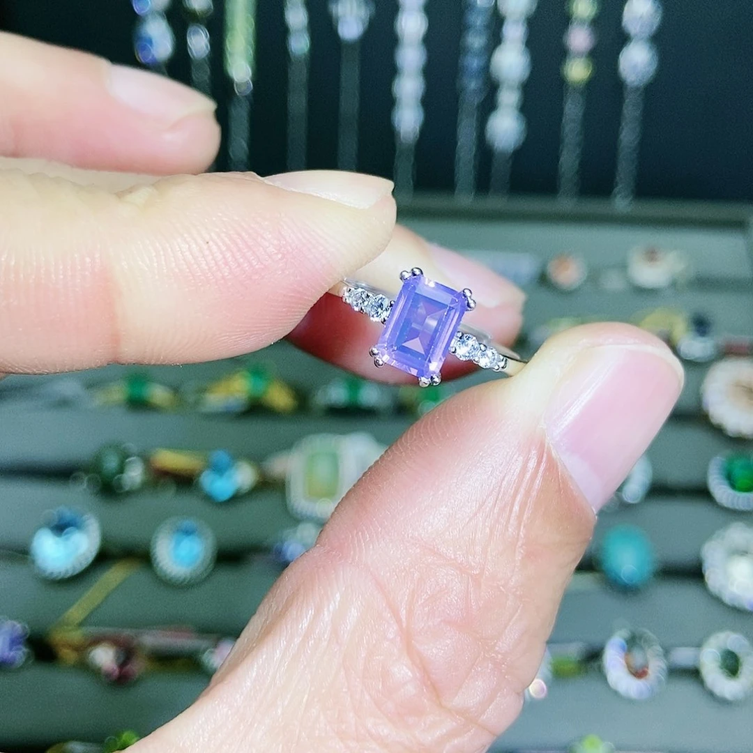 【闪购商品】银S925镶嵌戒指水晶