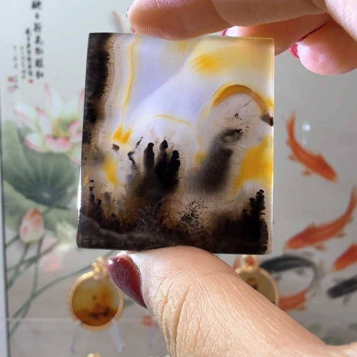 玛瑙/玉髓吊坠(不含链)未镶嵌45